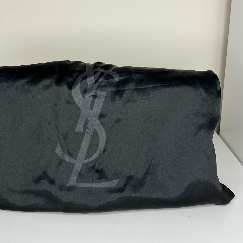 Yves Saint Laurent Black and Tan Clutch - Picture 8 of 8